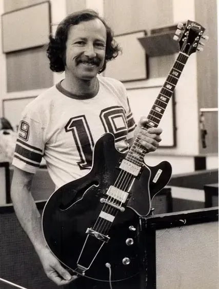 Don Peake during an RCA studio session in 1972.