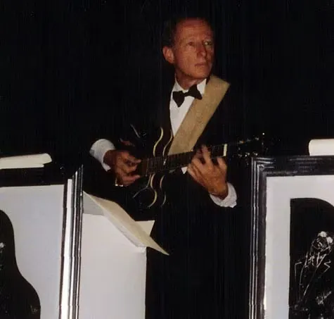 Don performing on stage with Ray Charles at Caesar's Palace, April 2, 1994