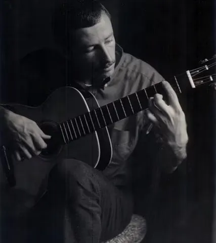 Don Peake at age 21 studying classical guitar with The Romero Family, 1961