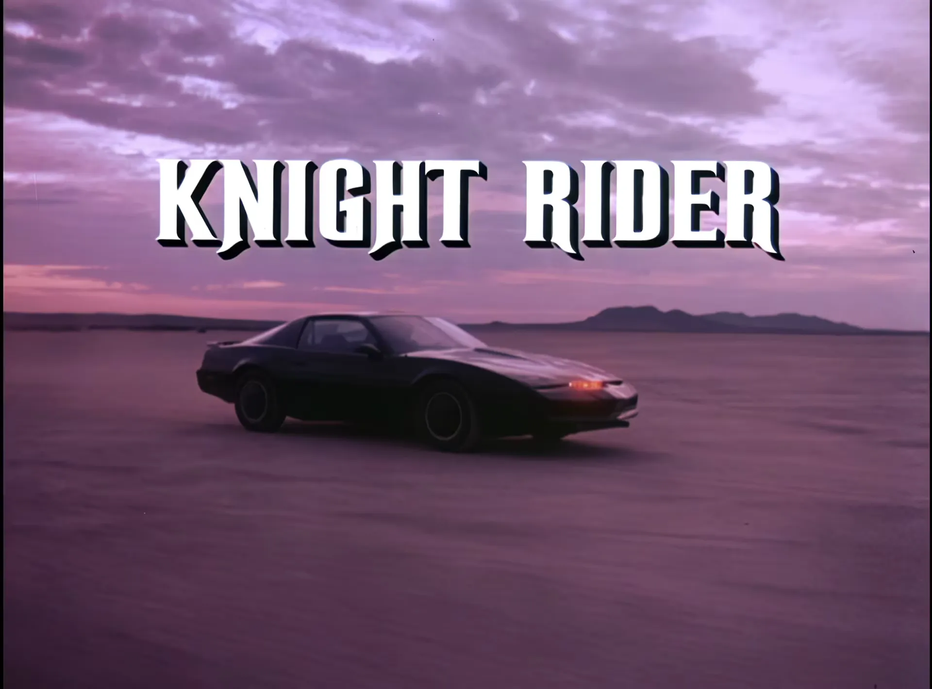 Knight Rider Title Card - Original Series Theme Artwork