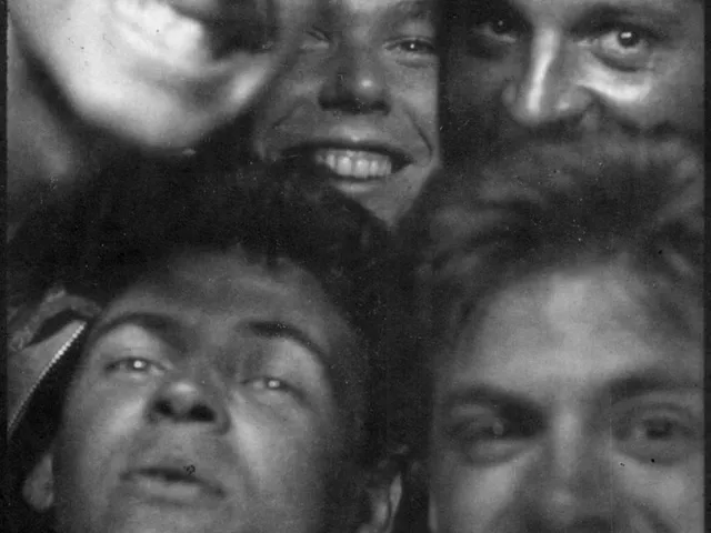 Archival photo booth photograph